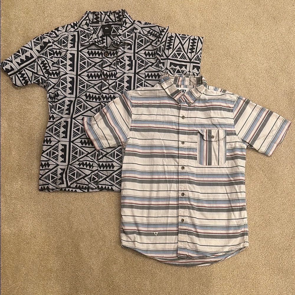 Lot of 2 boys Button Down shirts